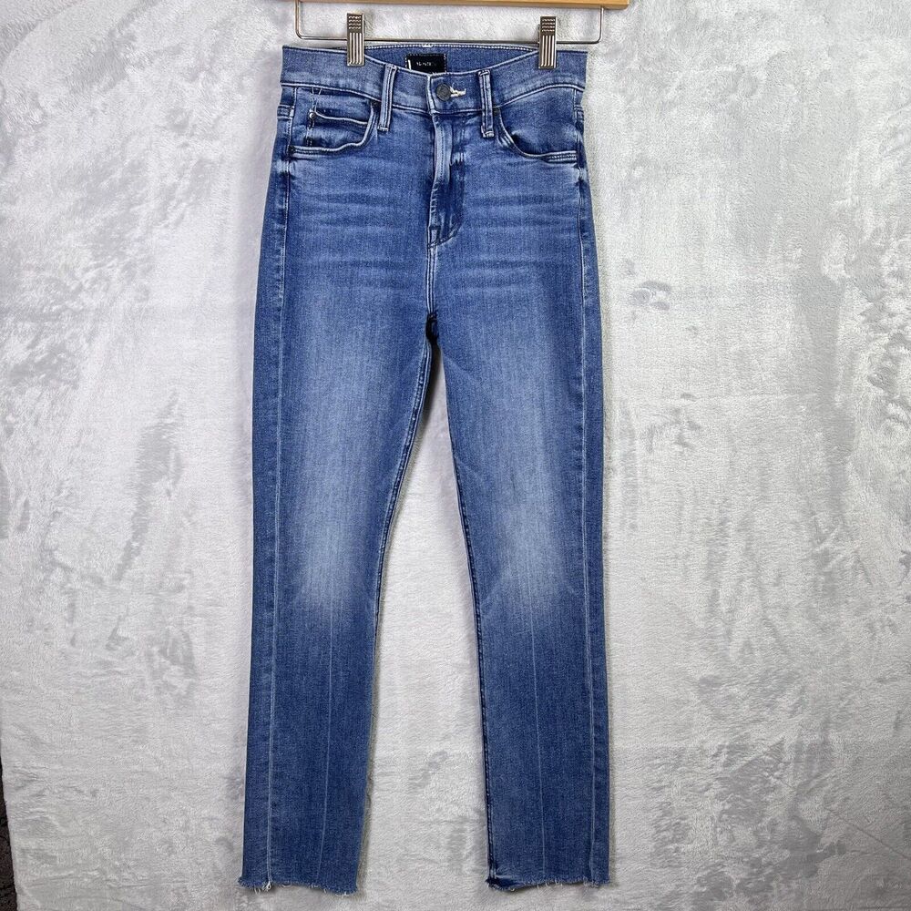 MOTHER Women's Straight Leg Jeans - Blue